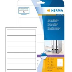 Herma Special 5090 Ordner-Etiketten 38x192 Weiß