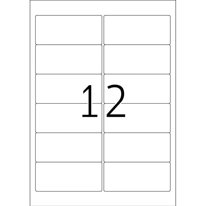 Herma Universaletiketten 4348 Movables, Weiß, 96 X 42,3mm, Ablösbar, 25 Blatt, 300 Stück – Bild 8