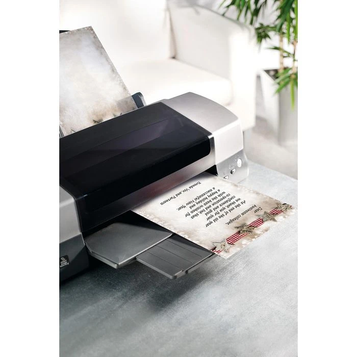 Sigel Weihnachtspapier DP052, Winter Chalet, A4, 90g/qm, 25 Blatt – Bild 3