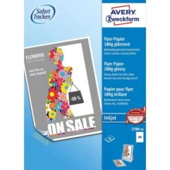 Zweckform 2789-40 A4 Flyer Papier Fotopapier 180g