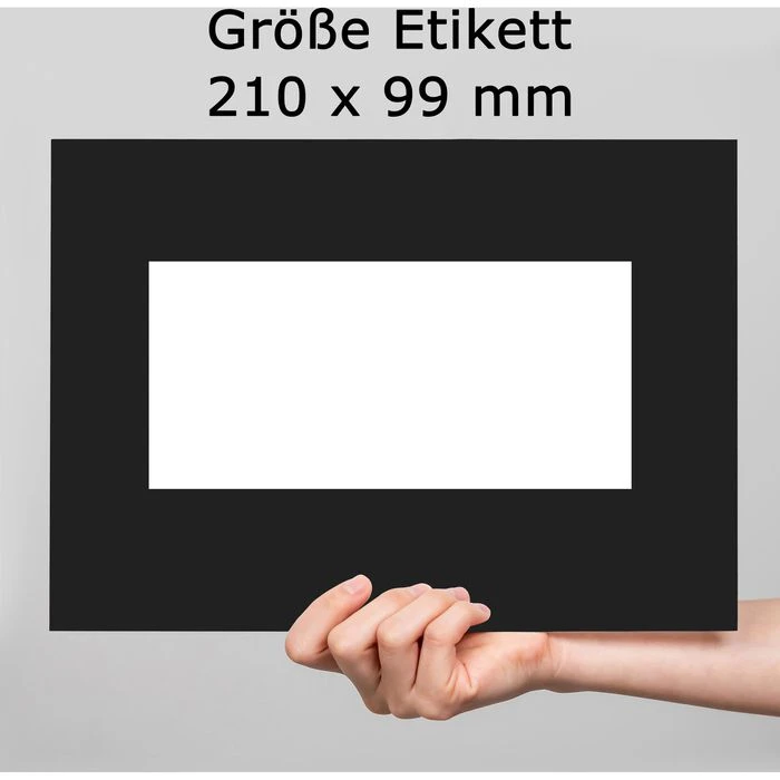 Herma Universaletiketten 4664, Special, Weiß, 210 X 99mm, 100 Blatt, 300 Stück, Perforiert – Bild 3