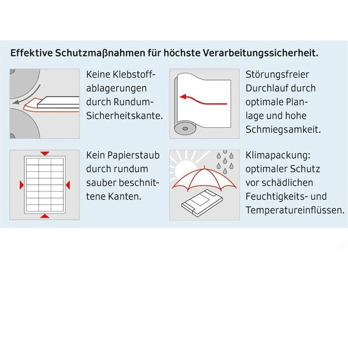 Herma Premium 4360 25 Etiketten Weiß 70 X 36mm – Bild 4