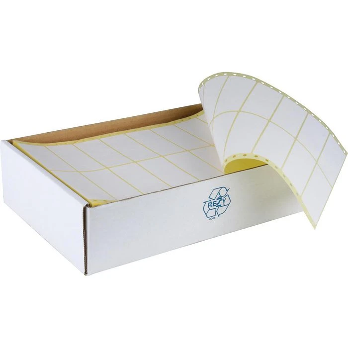 Endlosetiketten 88,9 X 35,7mm 2-bahnig Weiß