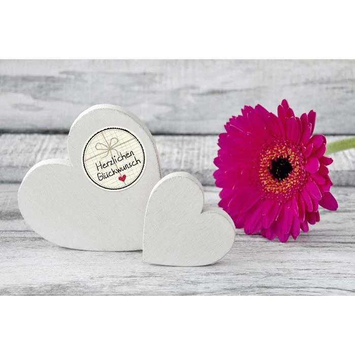 Zweckform Sticker 56814 Z-Design Deko-Sticker, Herzlichen Glückwunsch, Auf Rolle, 50 Aufkleber – Bild 5