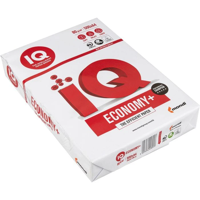 Mondi Kopierpapier IQ Economy +, A4, 80g/qm, Hochweiß, PEFC, 500 Blatt – Bild 3