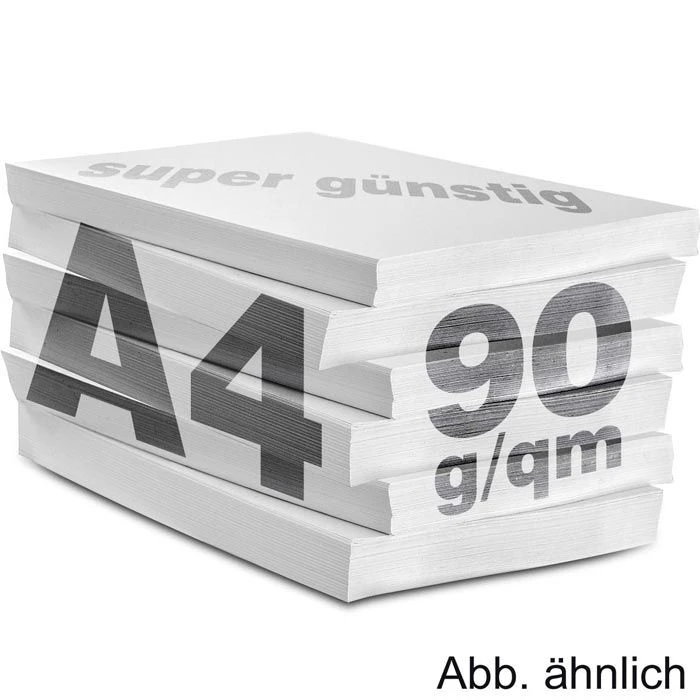 DataCopy Kopierpapier Everyday Printing, A4, 90g/qm, Hochweiß, 500 Blatt – Bild 2