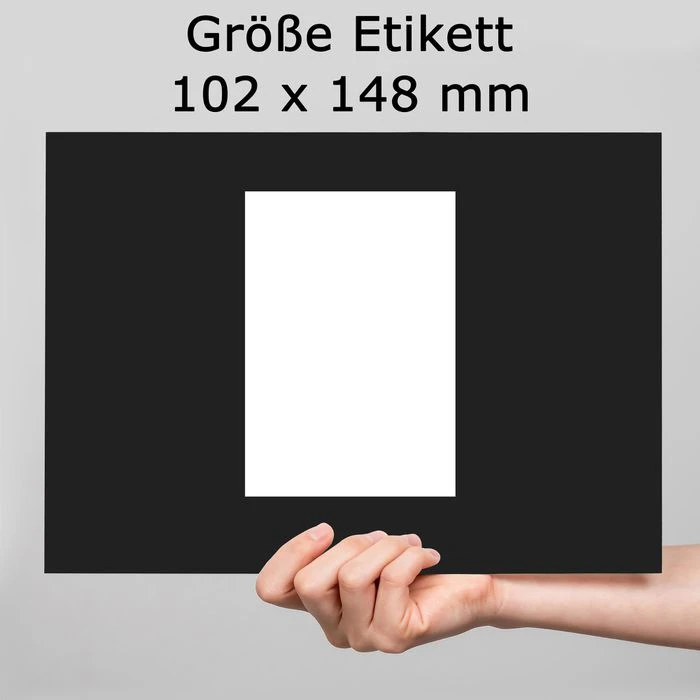 Herma Adressetiketten 4434 Weiß 102x148mm 80 Stück – Bild 2
