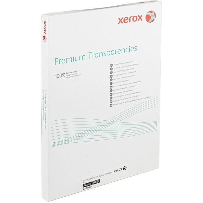 Xerox™ Xerox Kopierfolien 500172, Premium Transparencies, A4, Für Farblaserdrucker, Transparent, 50 Stück – Bild 2