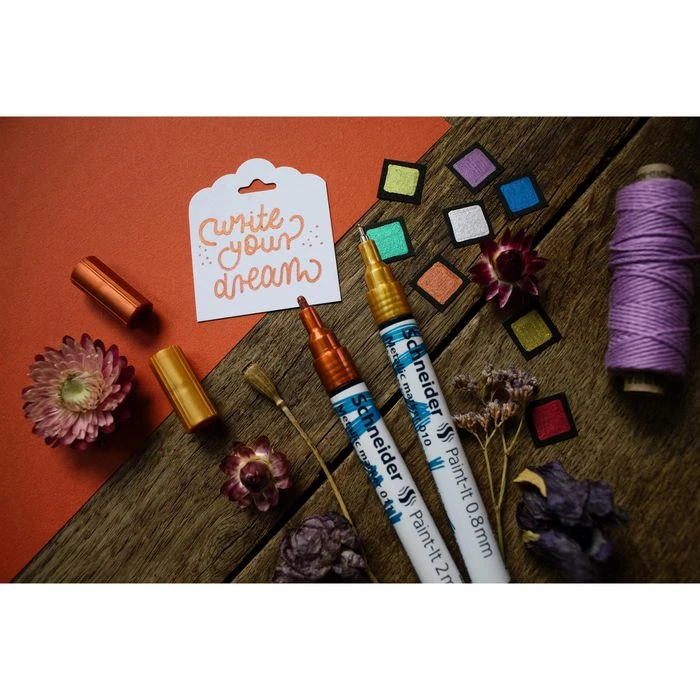 Schneider® Schneider Metallic-Marker Paint-It 010, Violet, Lila, 0,8 Mm – Bild 5