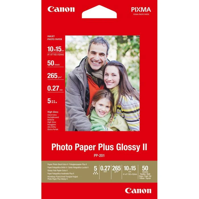Canon® Canon PP-201 Photo Plus 10x15 2311B003 Fotopapier