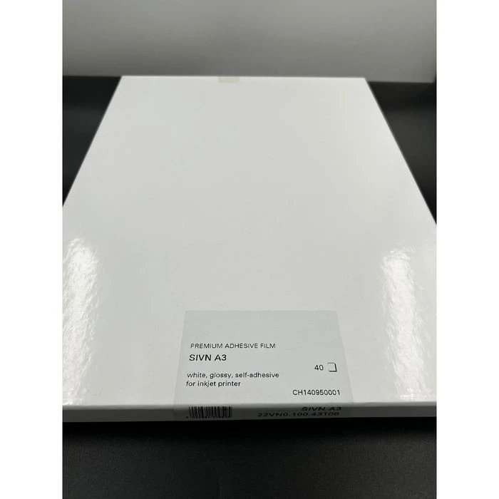 Folex Inkjetfolien Signolit SIVN, A3 Weiß Glänzend, Selbstklebend, Stärke 0,13mm, 40 Stück – Bild 3