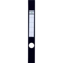 Durable Rückenschilder Ordofix 809101, Schwarz, 40 X 390mm, Einsteckschild, 10 Stück