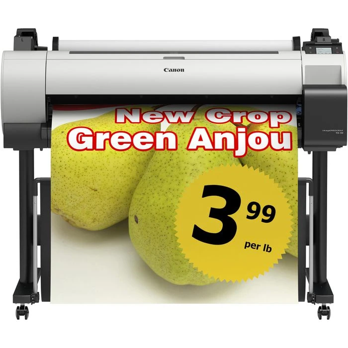 Canon® Canon Plotterpapier IJM123, A0+ 914 Mm X 30m, Weiß, 130 G/qm, Für Inkjetplotter, Color – Bild 2