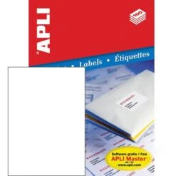 APLI Etiketten 01281 Weiß 210 X 297mm 100 Blatt