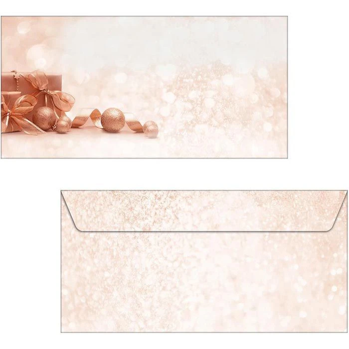 Sigel Weihnachtsumschläge DU231, DIN Lang, Golden Dream, 50 Stück – Bild 3