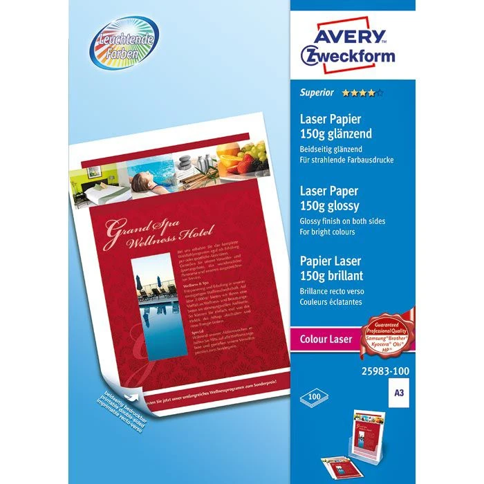 Avery Zweckform 25983-100 Superior Laser 150g A3