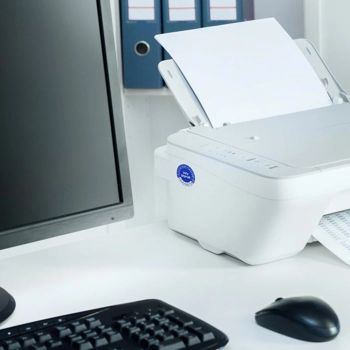 Böttcher-AG Prüfplaketten PT98V30-23-R UVV Geprüft, 2023-2028, Blau, Ø 30mm, Aus Vinyl, 1000 Stück – Bild 4