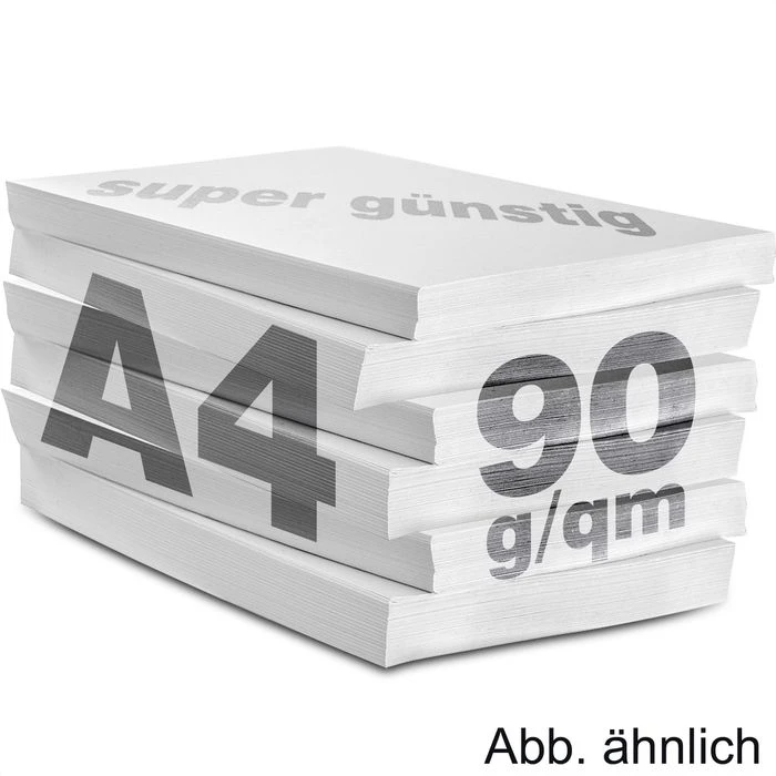 HP Farblaserpapier CHP750, Color Choice, A4, 90g/qm, Hochweiß, 500 Blatt – Bild 3