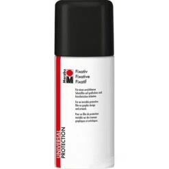Marabu Fixierspray 220106000 Fixative, 150ml, Schutzlack Für Zeichnungen Und Farben, Glänzend
