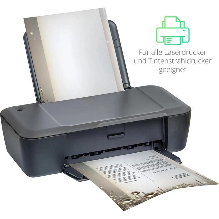 Tatmotive Weihnachtsbriefpapier Noblesse, Set, A4, 90g/m², 100 Blatt + 100 Umschläge – Bild 3