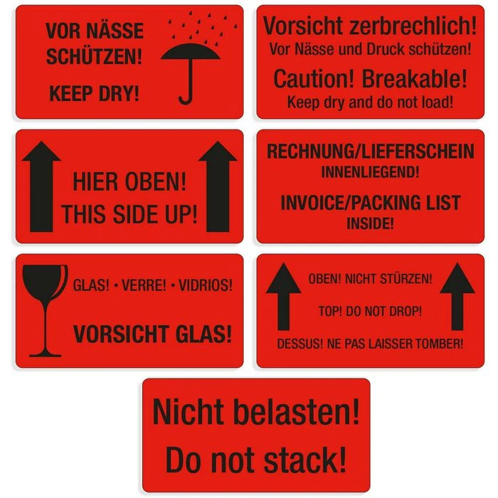 Eichner Hinweisetiketten Rechnung/Lieferschein, 50x100mm, Selbstklebend, Auf Rolle, 250 Stück – Bild 5