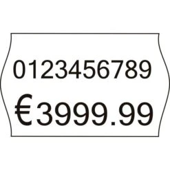 Böttcher-AG Preisetiketten 26 X 16 Mm, Weiß, Tiefkühl, 36 Rollen à 1000 Stück