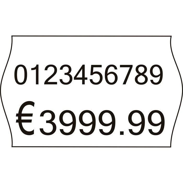 Böttcher-AG Preisetiketten 26 X 16 Mm, Weiß, Tiefkühl, 36 Rollen à 1000 Stück