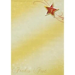 Weihnachtsbriefpapier A4 Frohes Fest 100 Blatt
