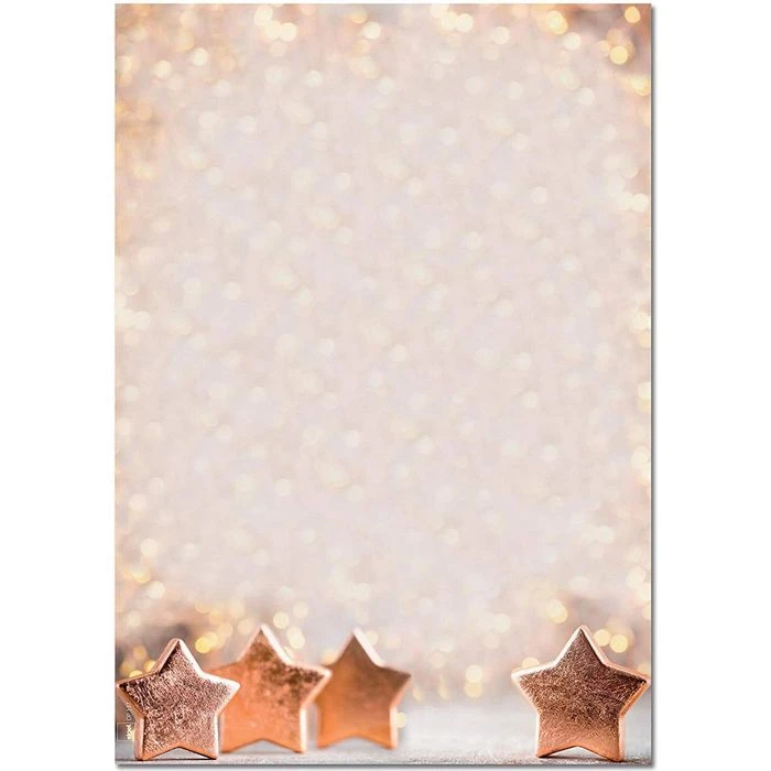 Sigel Weihnachtspapier DP137, Copper Glance, A4, 90g/qm, 100 Blatt