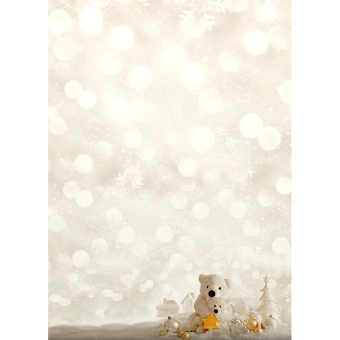 Böttcher-AG Weihnachtspapier Weihnachtsbären, A4, 100g/m², 100 Blatt