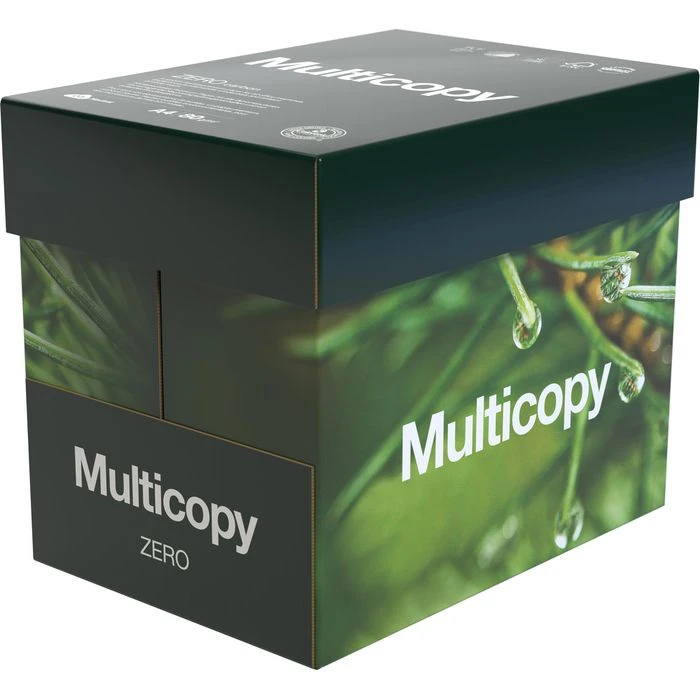 Inapa Kopierpapier Multicopy ZERO Carbon MaxBox A4, 80g/qm, Hochweiß Ungeriest 2500 Blatt Klimaneutral – Bild 4