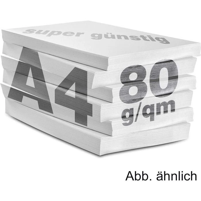 DataCopy Kopierpapier Everyday Printing, A4, 80g/qm, Hochweiß, 4-fach Gelocht, 500 Blatt – Bild 2