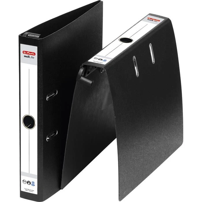 Herlitz MaX.file Weiß 36x290 Ordner Rückenschilder – Bild 2