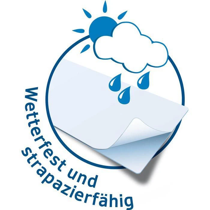 Herma 8336 Etiketten Ø 85mm Wetterfest Folie Weiß – Bild 3