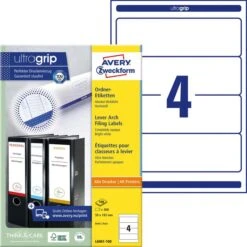 Zweckform L6061-100 59 X 192mm Rückenschilder