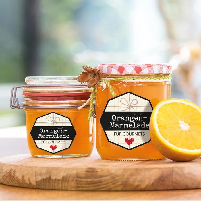 Zweckform Flaschenetiketten 5082, Weiß, Achteckig, 40,8 X 40,3mm, Ablösbar, 10 Blatt, 240 Stück – Bild 2