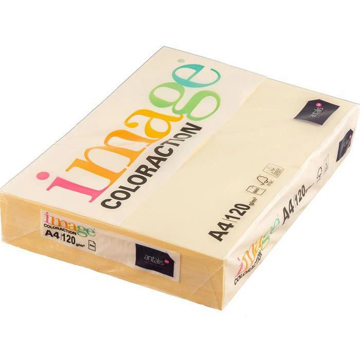 Antalis Kopierpapier Image Coloraction Dune, A4, 120g/qm, Creme, 250 Blatt