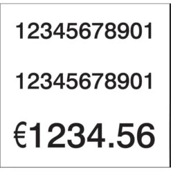 Preisetiketten 29x28 Mm Weiß Permanent