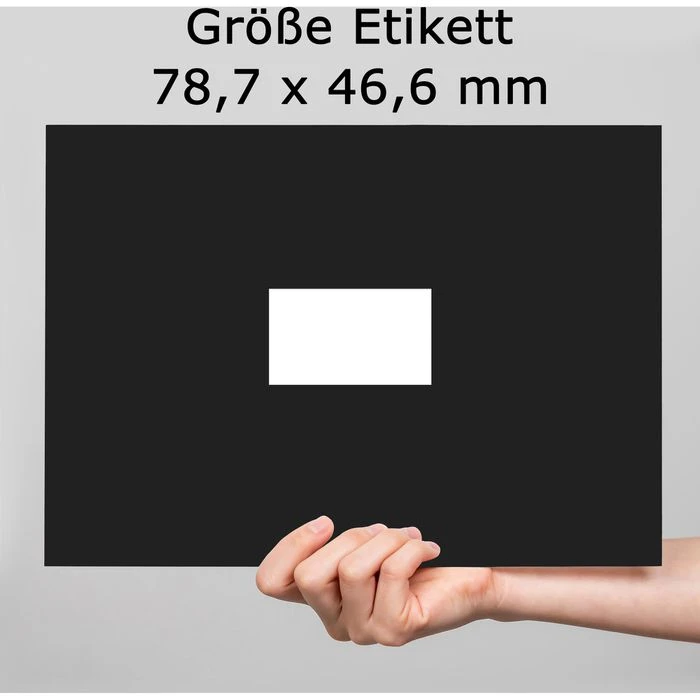 Zweckform 4742 Avery Etiketten 78.7 X 46.6mm Weiß – Bild 4