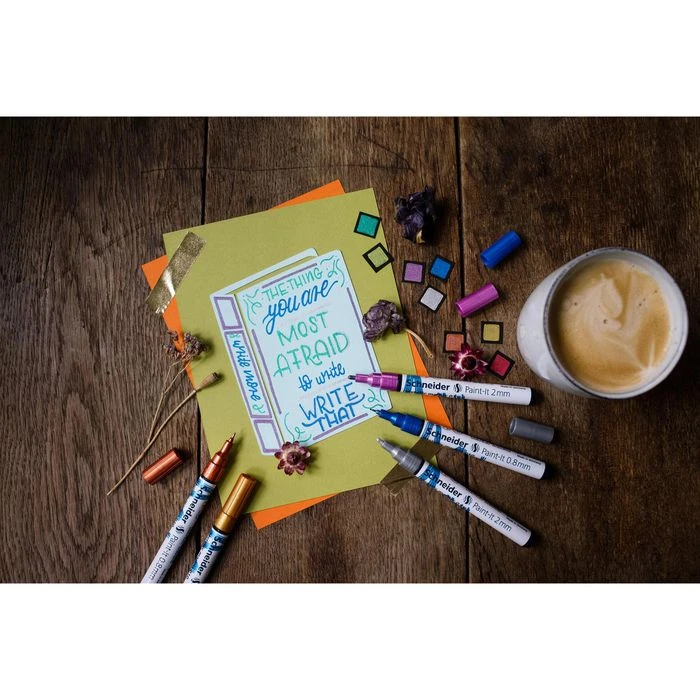 Schneider® Schneider Metallic-Marker Paint-It 010, Violet, Lila, 0,8 Mm – Bild 7