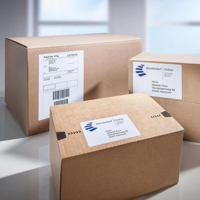 Zweckform Versandetiketten 7168-10, Weiß, 199,6 X 143,5mm, 10 Blatt, 20 Stück – Bild 2