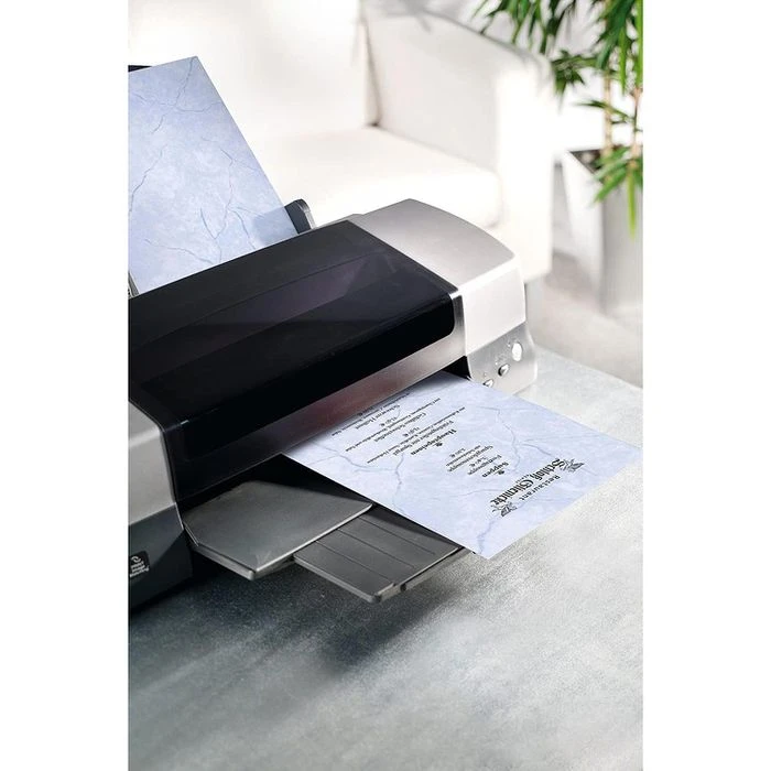 Sigel Motivpapier DP639, Granit Blau, A4, Strukturpapier, 90 G/m², 100 Blatt – Bild 4