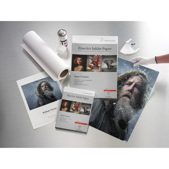 Hahnemühle Inkjet-Papier William Turner FineArt A4, 190 G/m², Matt, Einseitig Bedruckbar, 25 Blatt – Bild 4