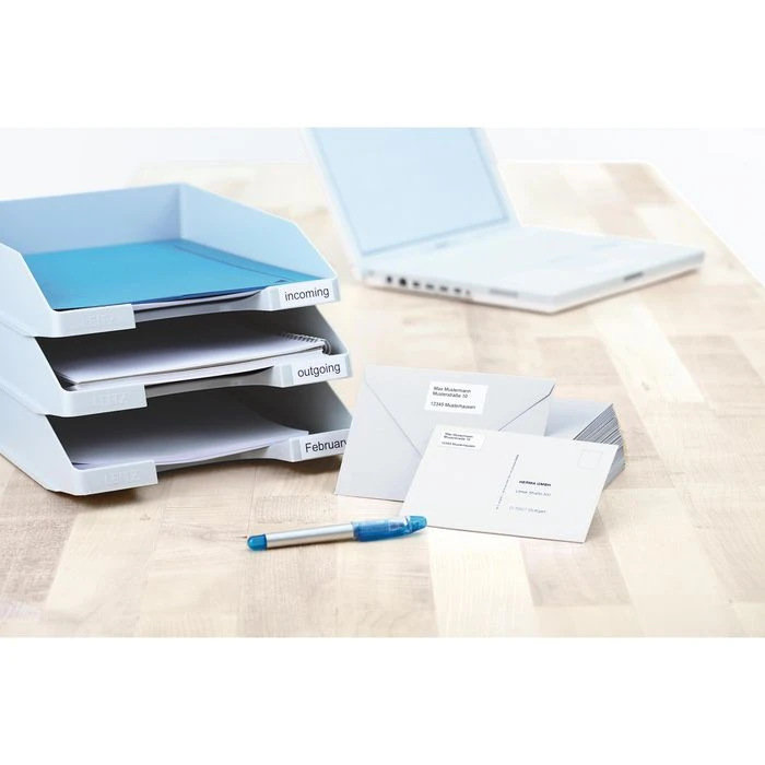 Herma Inkjet-Etiketten 4594, Special, Weiß, 63,5 X 29,6mm Matt Wetterfest 40 Blatt 1080 Stück – Bild 2