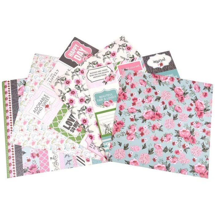 Böttcher-AG Motivblock 24 Designs, 30,5 X 30,5 Cm, 48 Blatt, 200 G/m² – Bild 4