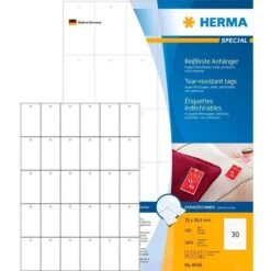 Herma 8046 Hängeschilder 35x59,4 Mm Mit Loch