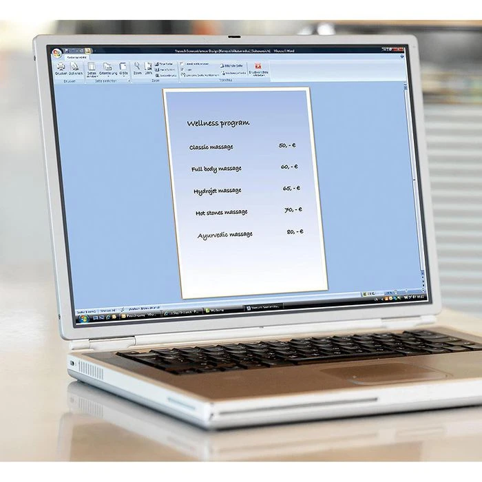 Sigel Motivpapier DP344, Farbverlauf, A4, 90 G/m², 100 Blatt, Blau – Bild 3