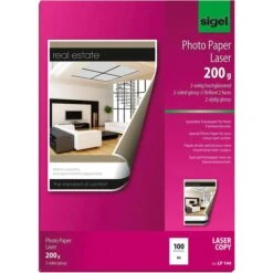 Sigel LP144 Photo-Papier Glossy A4 200g Farblaser