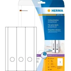 Herma Special 4831 Inkjet Ordner-Etiketten 61x297