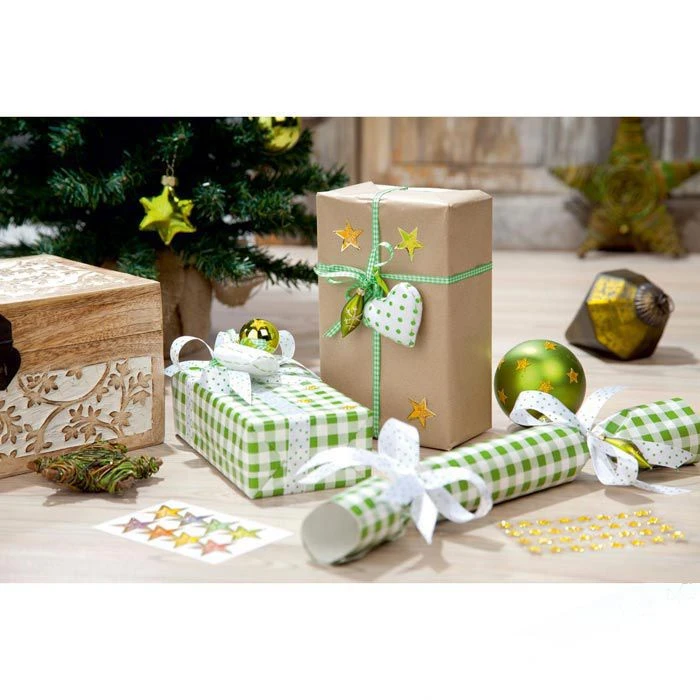 Zweckform Sticker 52225 Z-Design, Christmas, Sterne Gold, Glitzernd, 86 Aufkleber – Bild 2